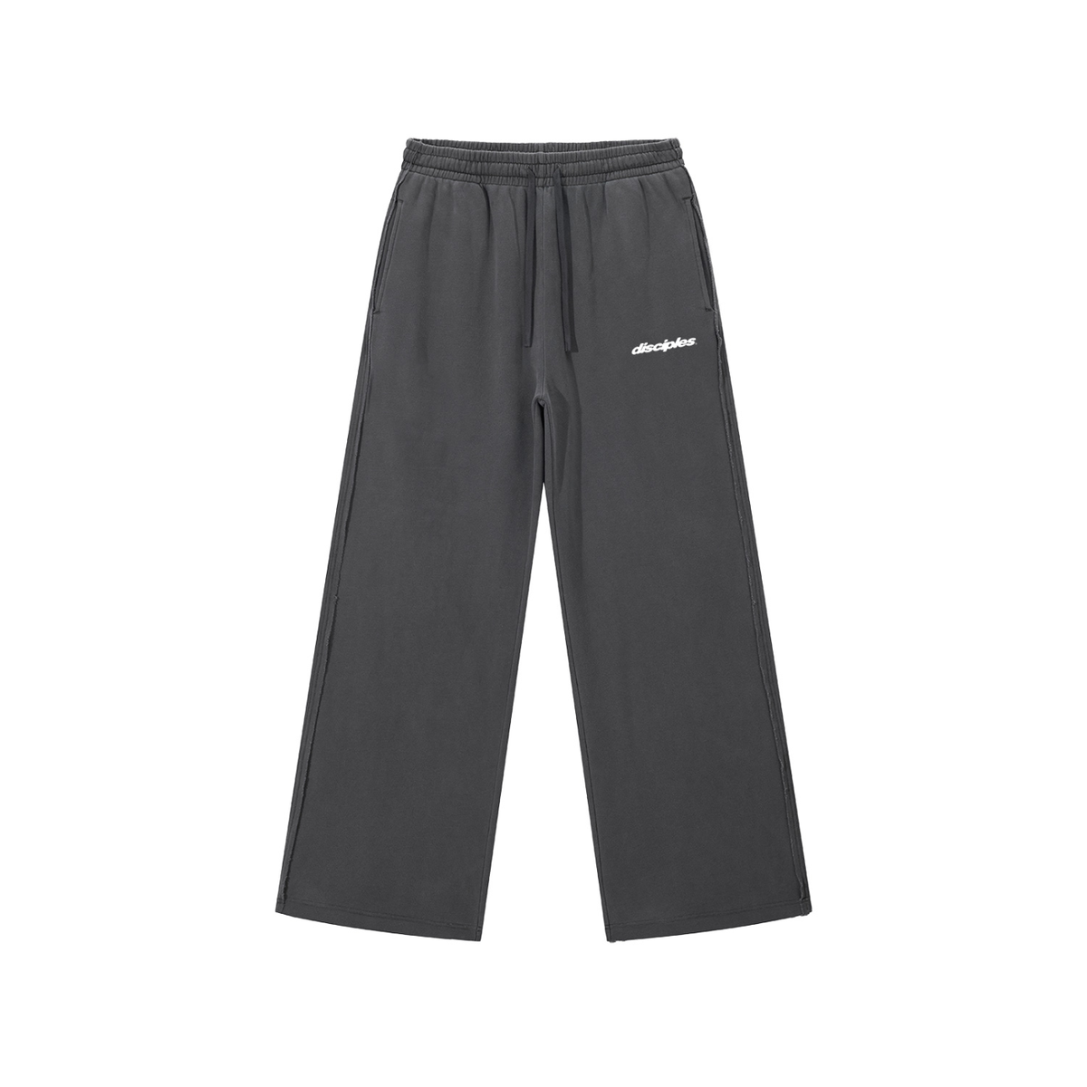 Snow Washed Raw Edge Sweatpants