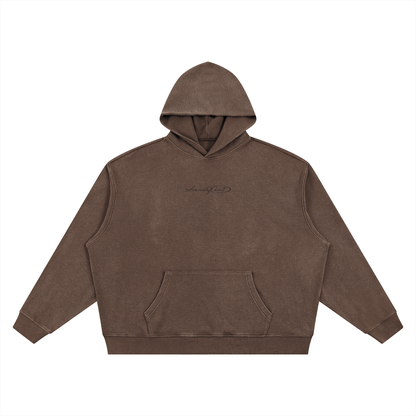 Jesus is the way Vintage Wash Waffle Boxy Hoodie