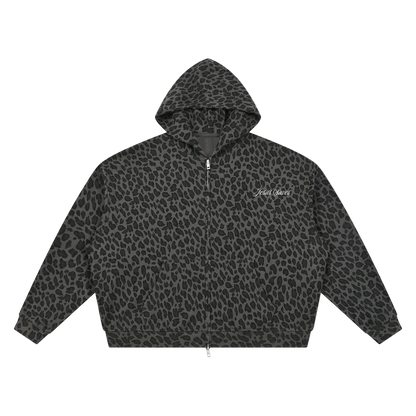 Jesus Saves, Waffle Zip Hoodie