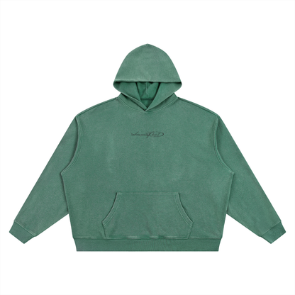Jesus is the way Vintage Wash Waffle Boxy Hoodie