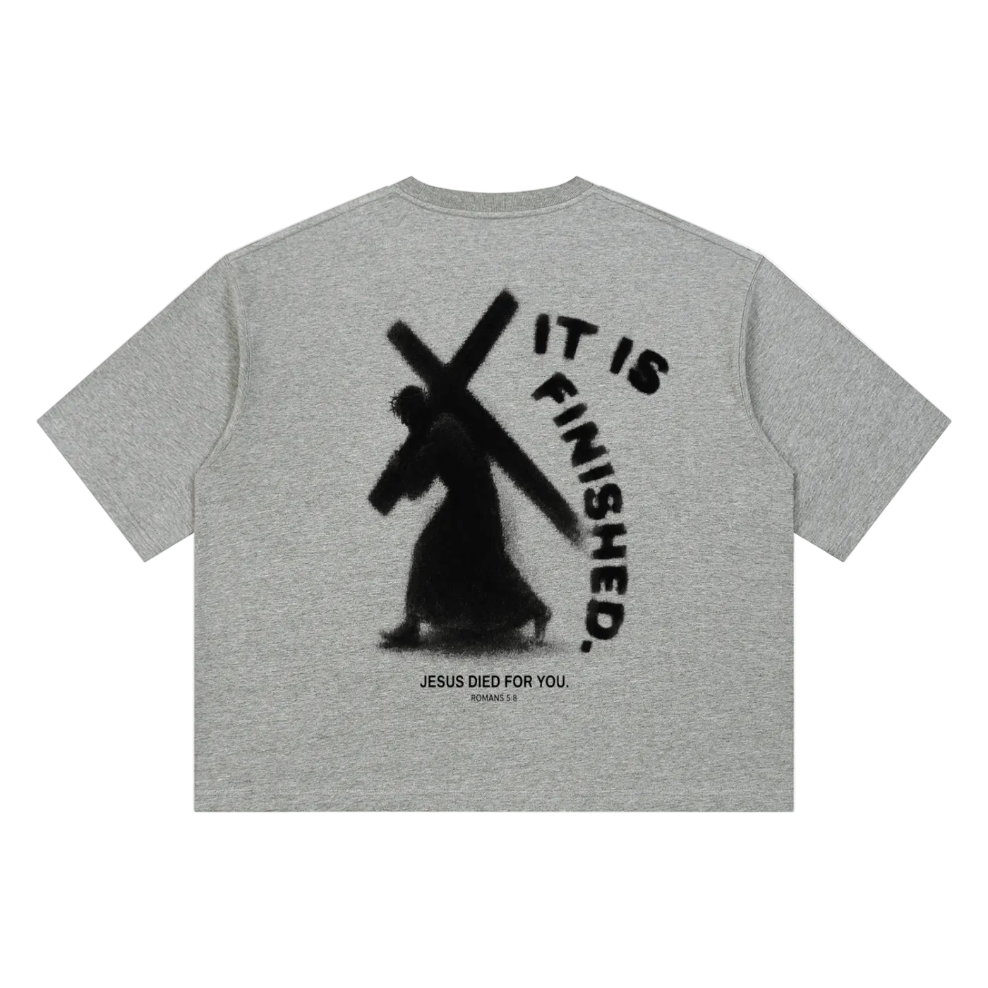 Romans 5:8 Heavyweight Boxy T-Shirt