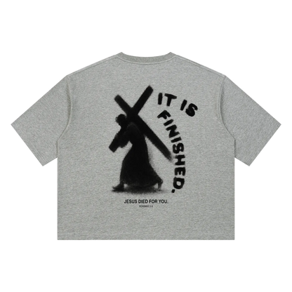 Romans 5:8 Heavyweight Boxy T-Shirt