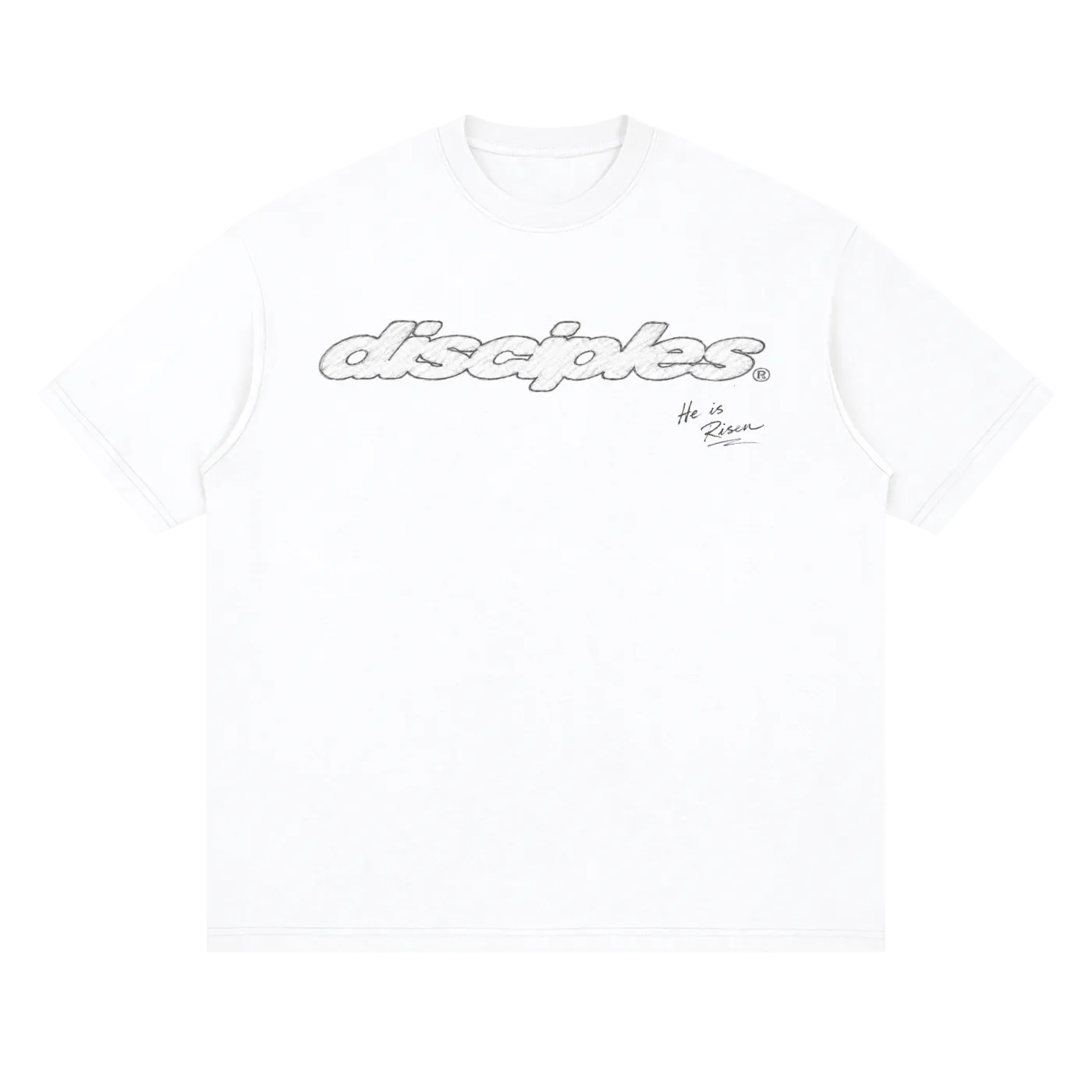 Journal Tee Streetwear Loose Drop Shoulder