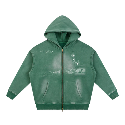 Matthew 16:18 Sunfade Fleece Hoodie