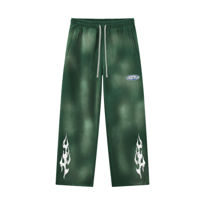 ChristWear Sunfade Wide Leg Fleece Sweatpants