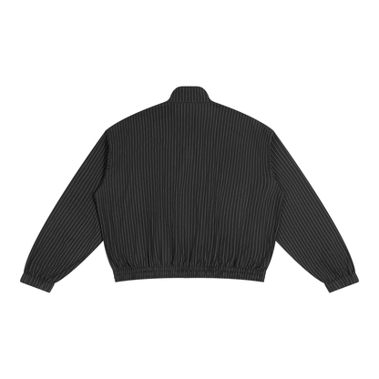 Unisex Striped Full-Zip Track Jacket