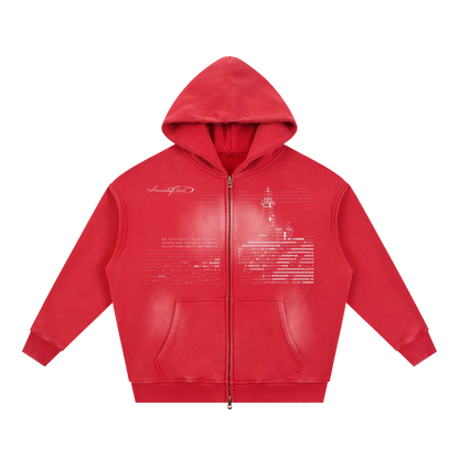 Matthew 16:18 Sunfade Fleece Hoodie