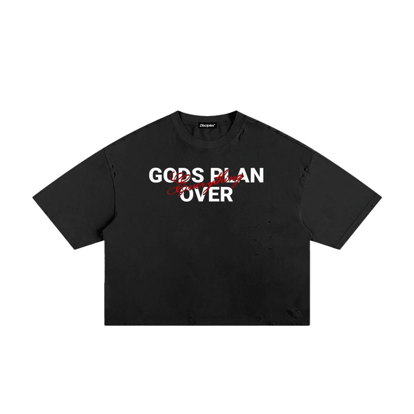 Gods plan over everything Cropped Tee
