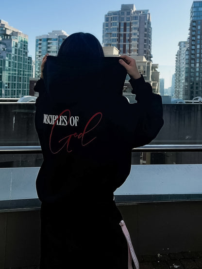 Disciples Contrast Plaid Boxy Zip Hoodie