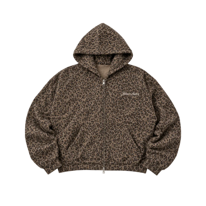 Jesus Saves, Waffle Zip Hoodie