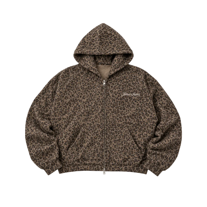 Jesus Saves, Waffle Zip Hoodie