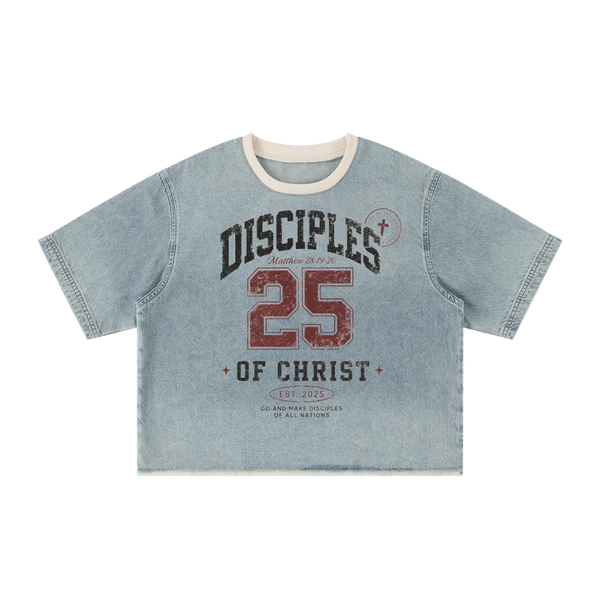 Disciples Vintage Wash Boxy Denim T-Shirt (COMING SOON)