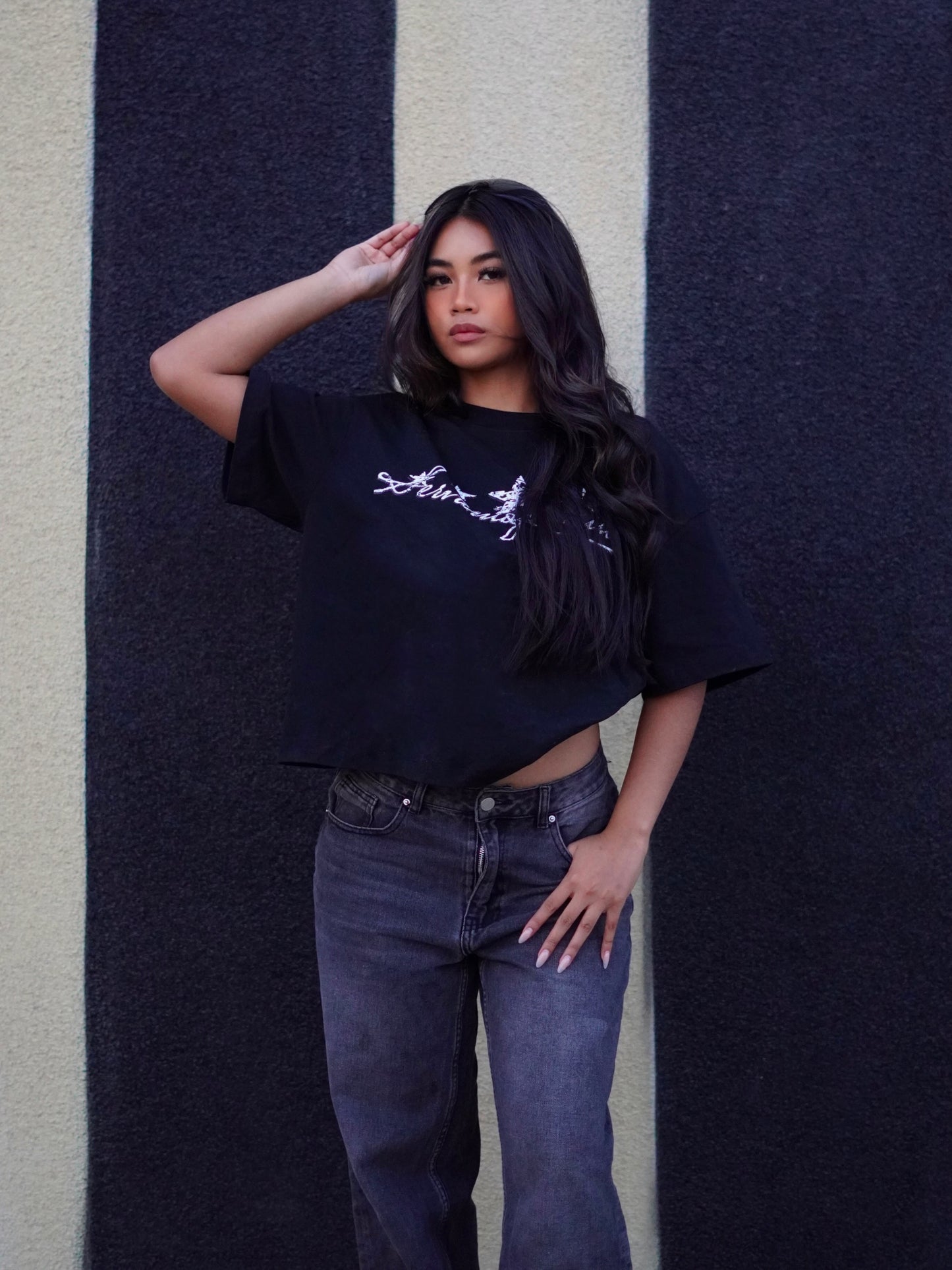 Servant of Christ Boxy Drop Shoulder Crop Tee