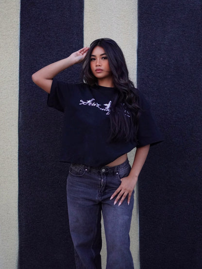 Servant of Christ Boxy Drop Shoulder Crop Tee