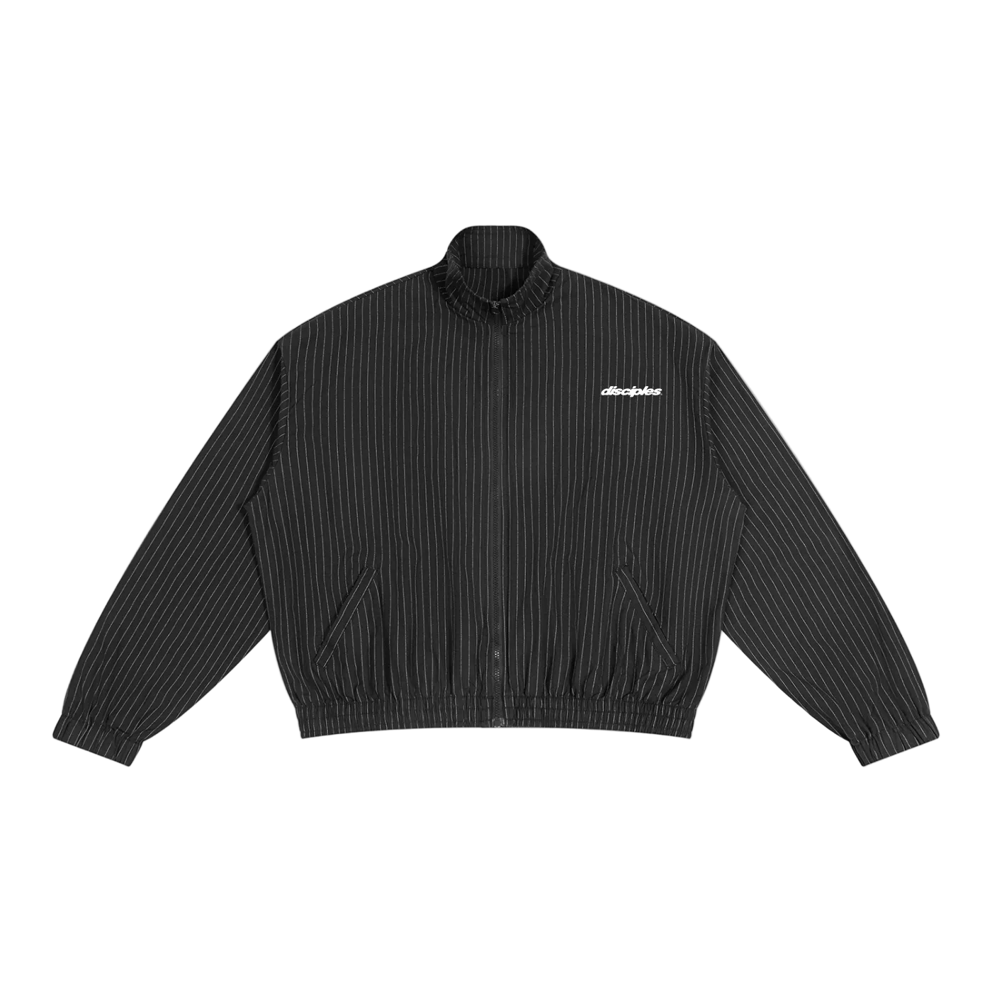 Unisex Striped Full-Zip Track Jacket