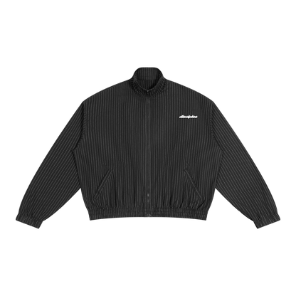 Unisex Striped Full-Zip Track Jacket
