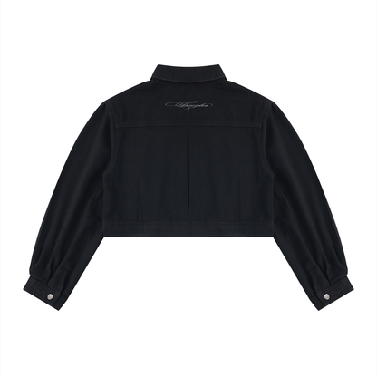 Disciples Archived Women’s Crop Denim Jacket