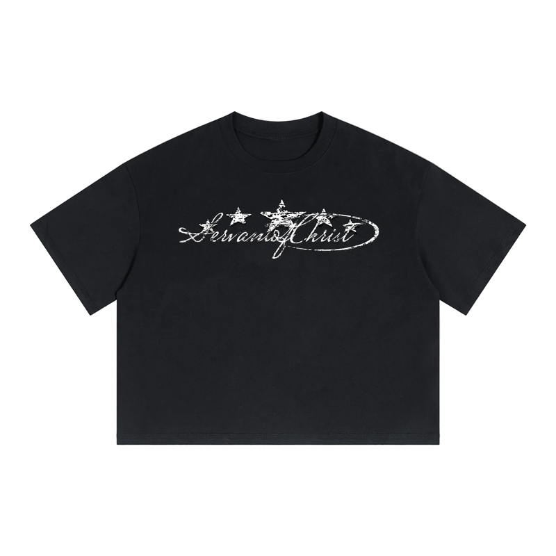 Servant of Christ Boxy Crop Tee