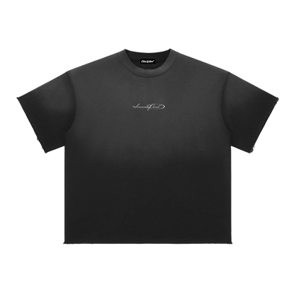 Sun Fade Raw Edge T-Shirt