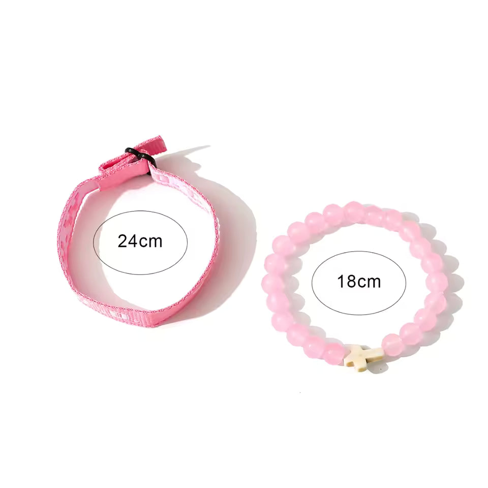 2Pcs WWJD Bracelet For Women