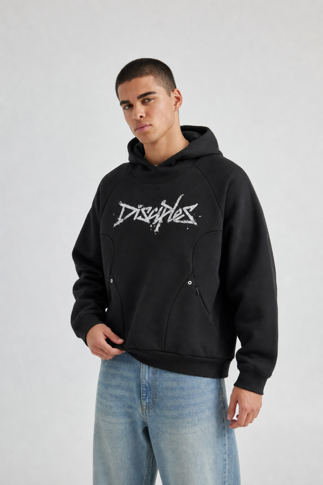 Disciples Paint Curved Panel Raglan Hoodie