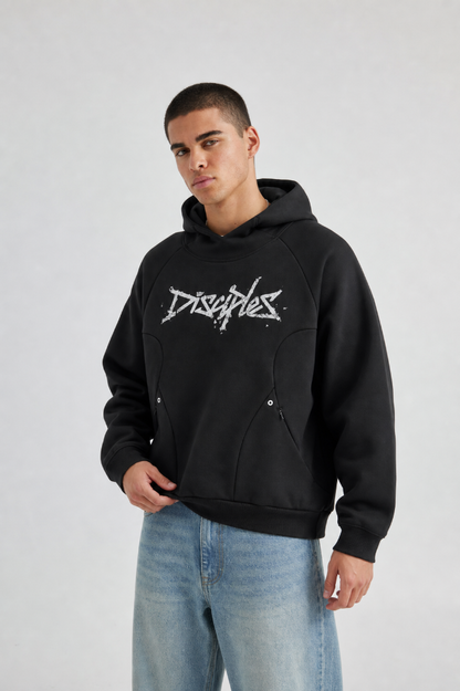 Disciples Paint Curved Panel Raglan Hoodie