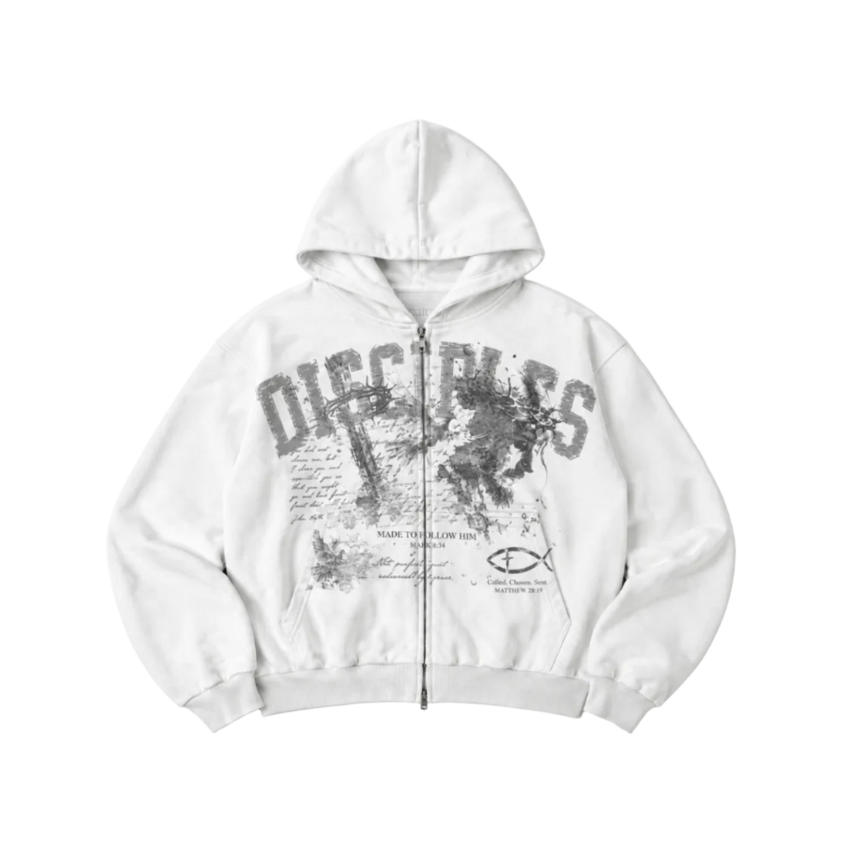 Letter Zip Hoodie (COMING SOON)