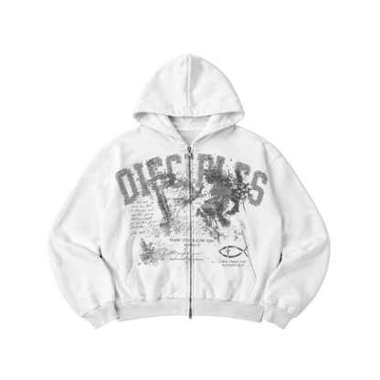 Letter Zip Hoodie (COMING SOON)