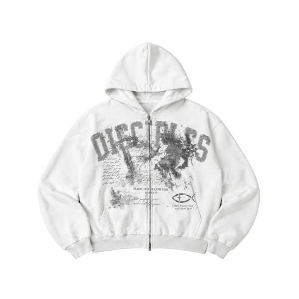 Letter Zip Hoodie (COMING SOON)