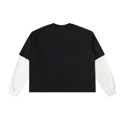 Gods plan over everything Layered Contrast Sleeve