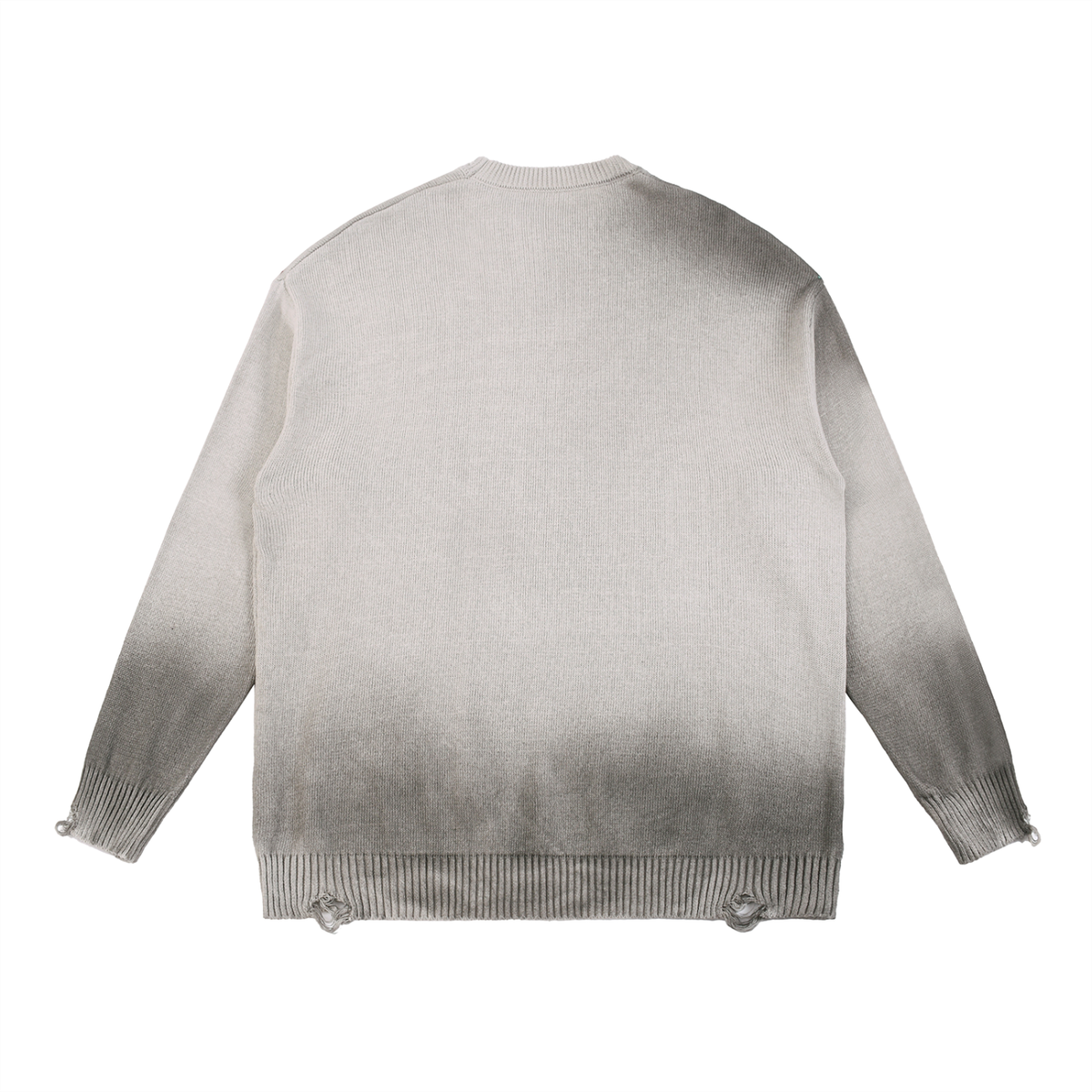 Mountain Distressed Ripped Crewneck sweater
