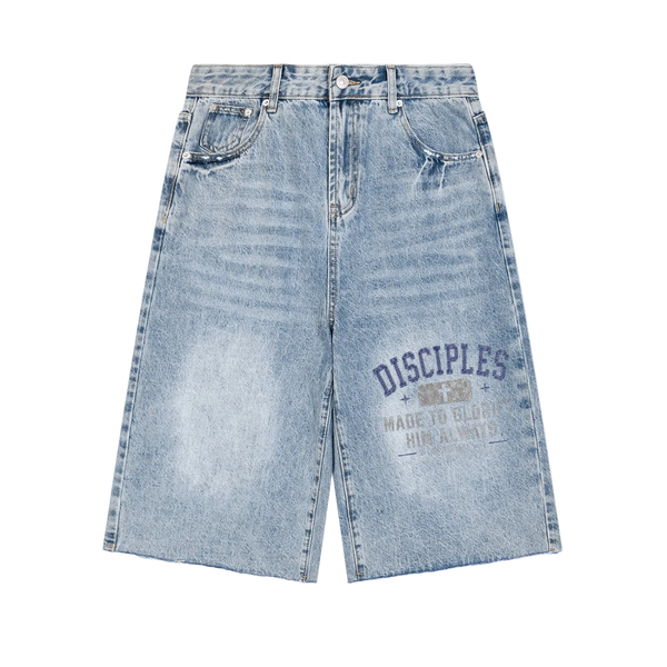 Men’s Vintage Wide Leg Denim Shorts (COMING SOON)