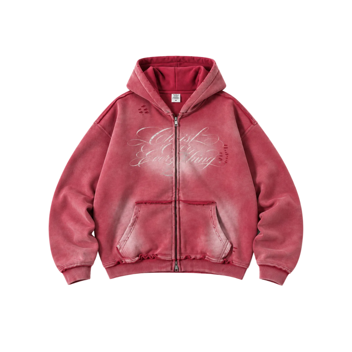 Strawberry Zip-Up Hoodie