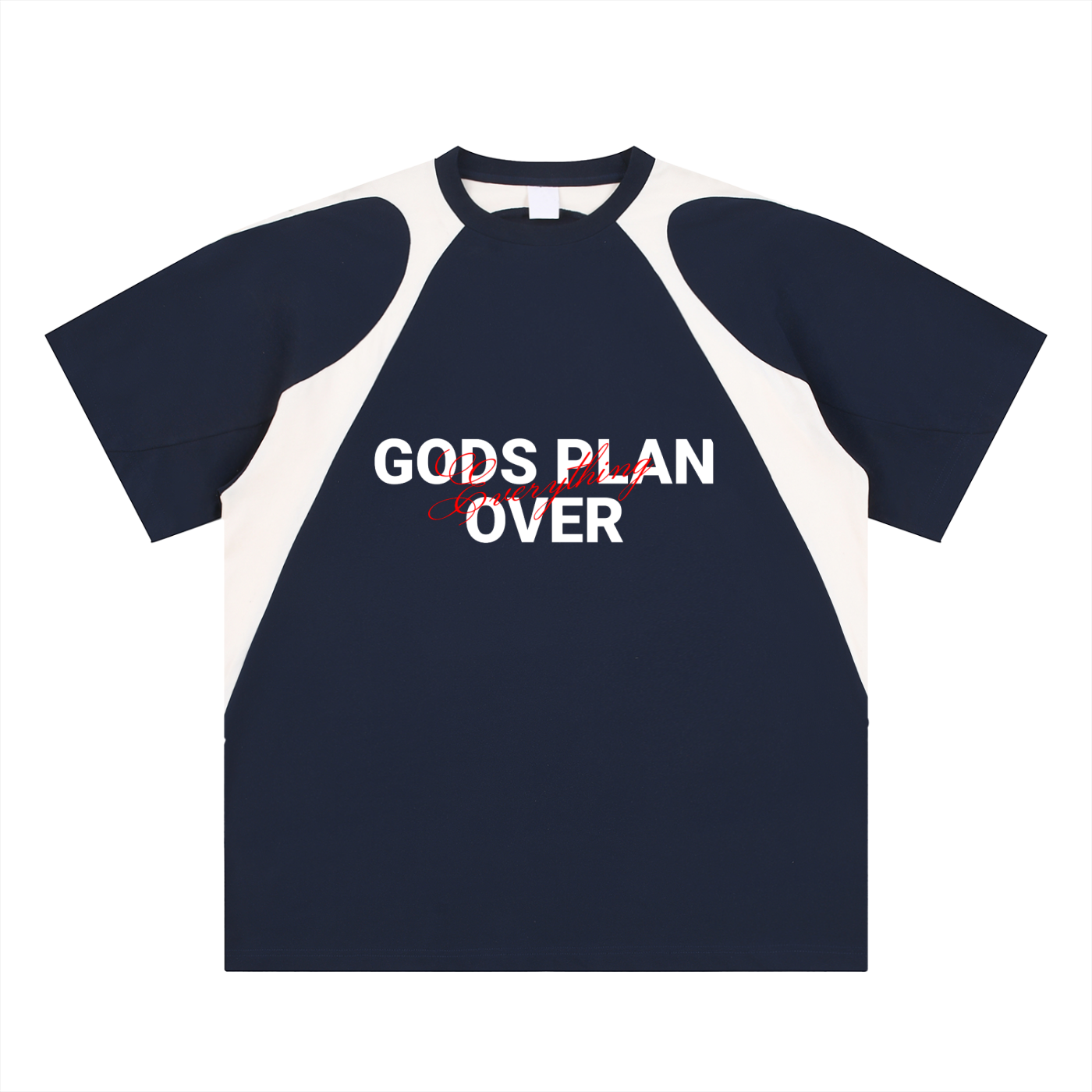 Disciples Contrast Panel Cotton T-Shirt