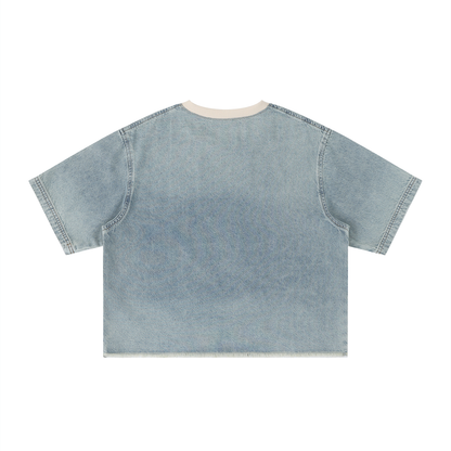 Disciples Vintage Wash Boxy Denim T-Shirt