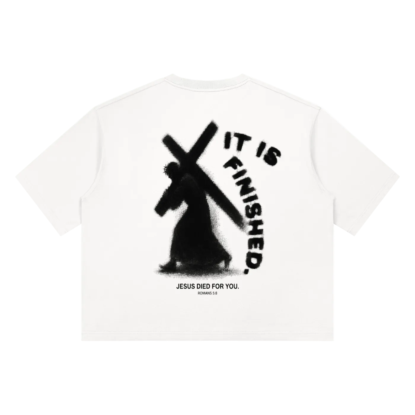 Romans 5:8 Heavyweight Boxy T-Shirt
