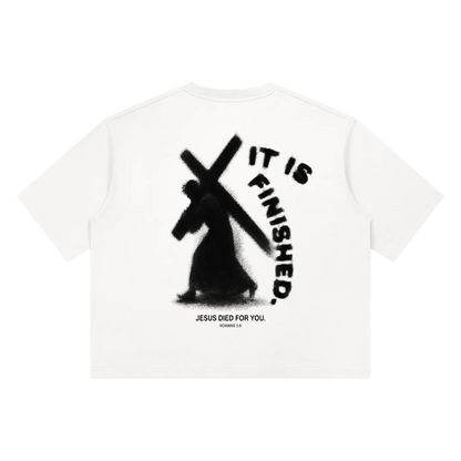 Romans 5:8 Heavyweight Boxy T-Shirt