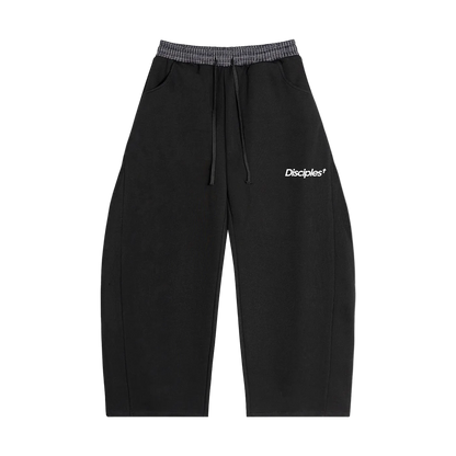 Plaid Waistband Barrel Sweatpants
