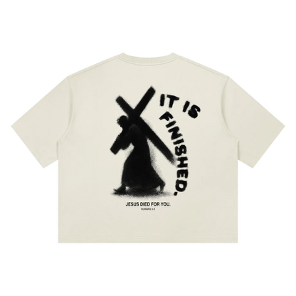 Romans 5:8 Heavyweight Boxy T-Shirt