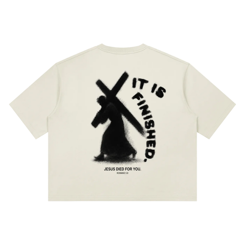 Romans 5:8 Heavyweight Boxy T-Shirt