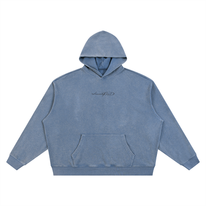 Jesus is the way Vintage Wash Waffle Boxy Hoodie