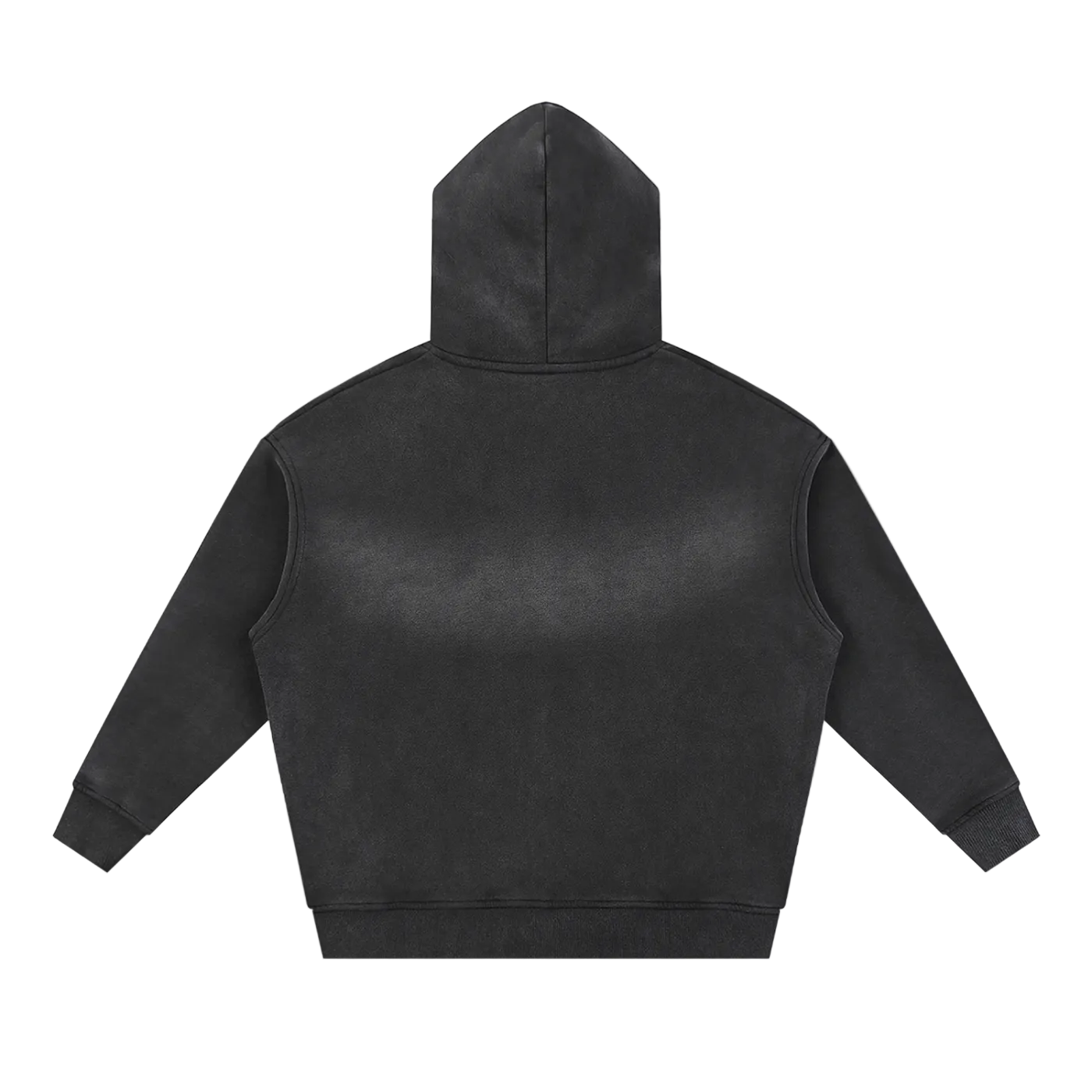 Matthew 16:18 Sunfade Two-way Zipper Boxy Fleece Hoodie