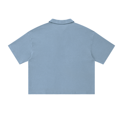 Made New in HIm Vintage Wash Waffle Polo