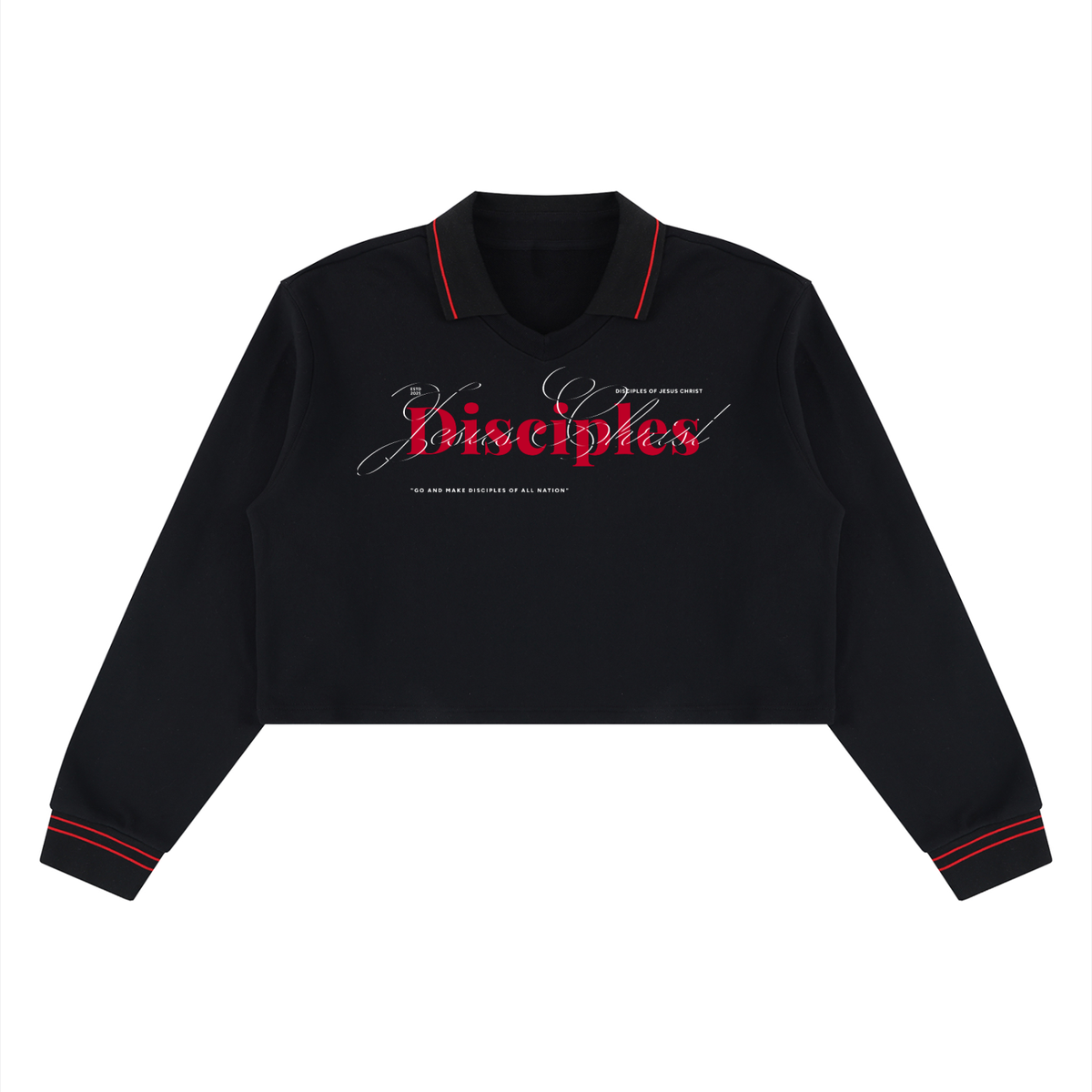 Women’s Crop Collared Sweatshirt